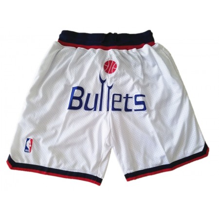 NBA Washington Wizards Män Fickor Shorts Vit Swingman